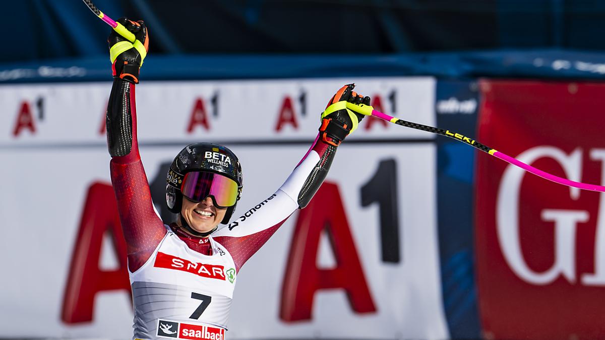 Sveitsisk slått i Super-G, Venier Sacred