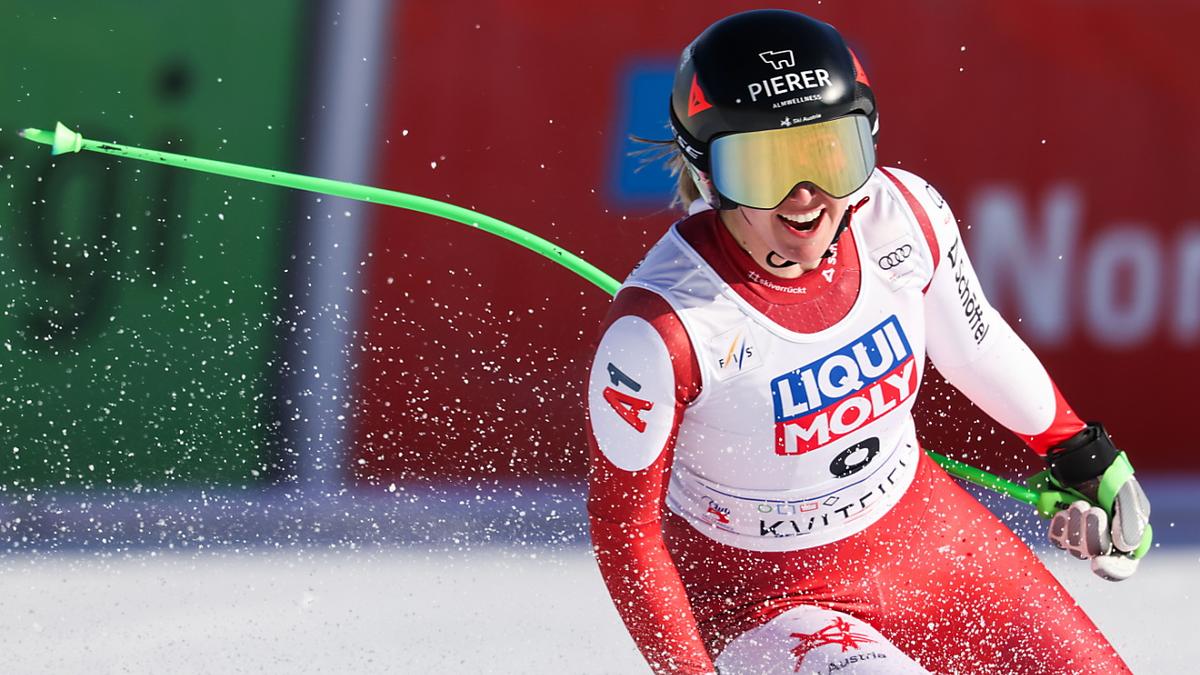 Cornelia Hütter vinner nedstigningen av Kvitfjell