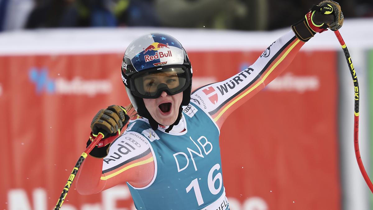 Første suksess for Emma Aicher, sveitser i topp 10