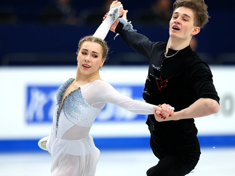 Iryna Pidgaina and Artem Koval