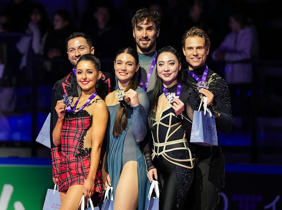 2025 Grand Prix Ice Dance Podium