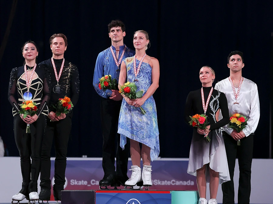 2025 Skate Canada Ice Dance Podium