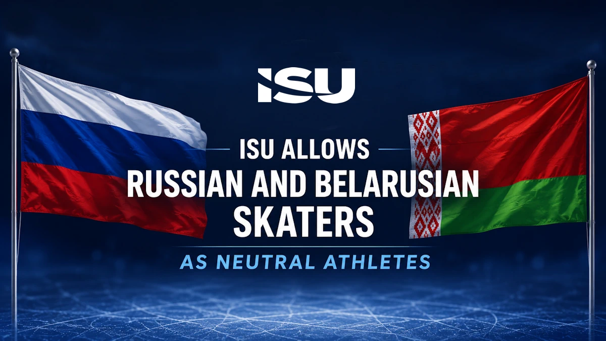 ISU lar russiske og hviterussiske skatere komme tilbake som nøytrale idrettsutøvere