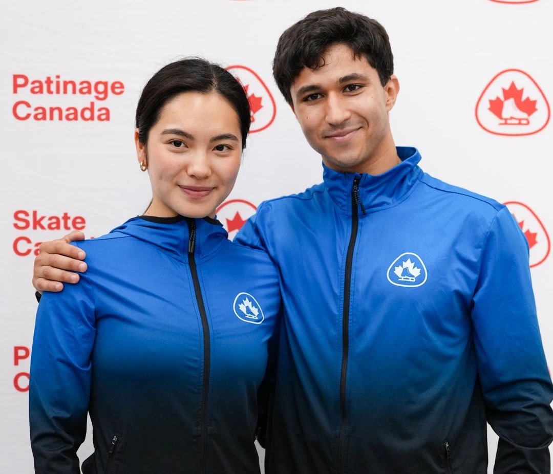 Hannah Lim og Zachary Lagha på Skate Canada Summer Showcase