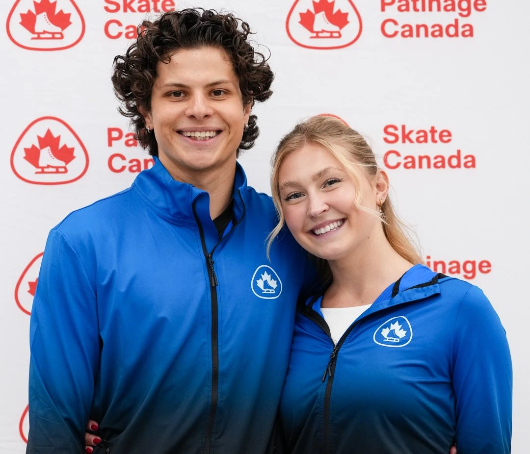 Alicia Fabbri og Marko Jevgeni Gaidajenko på Skate Canada Showcase